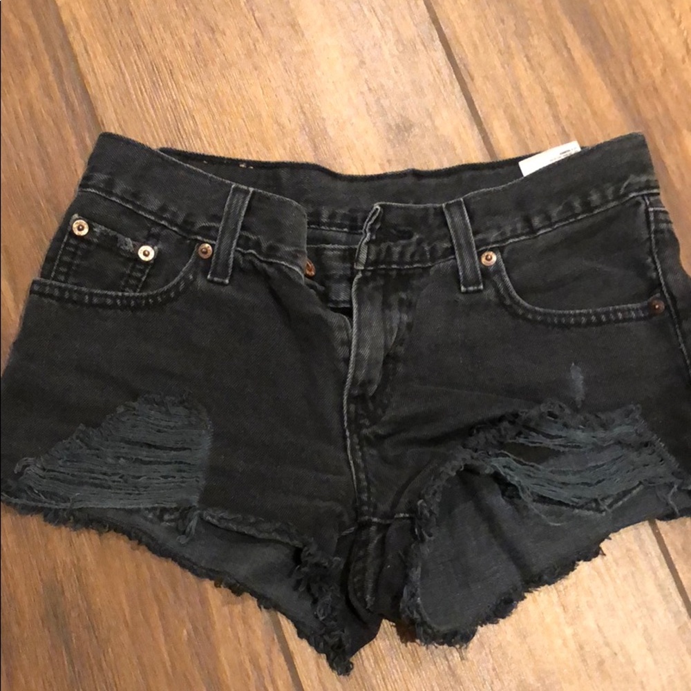Black Levi shorts